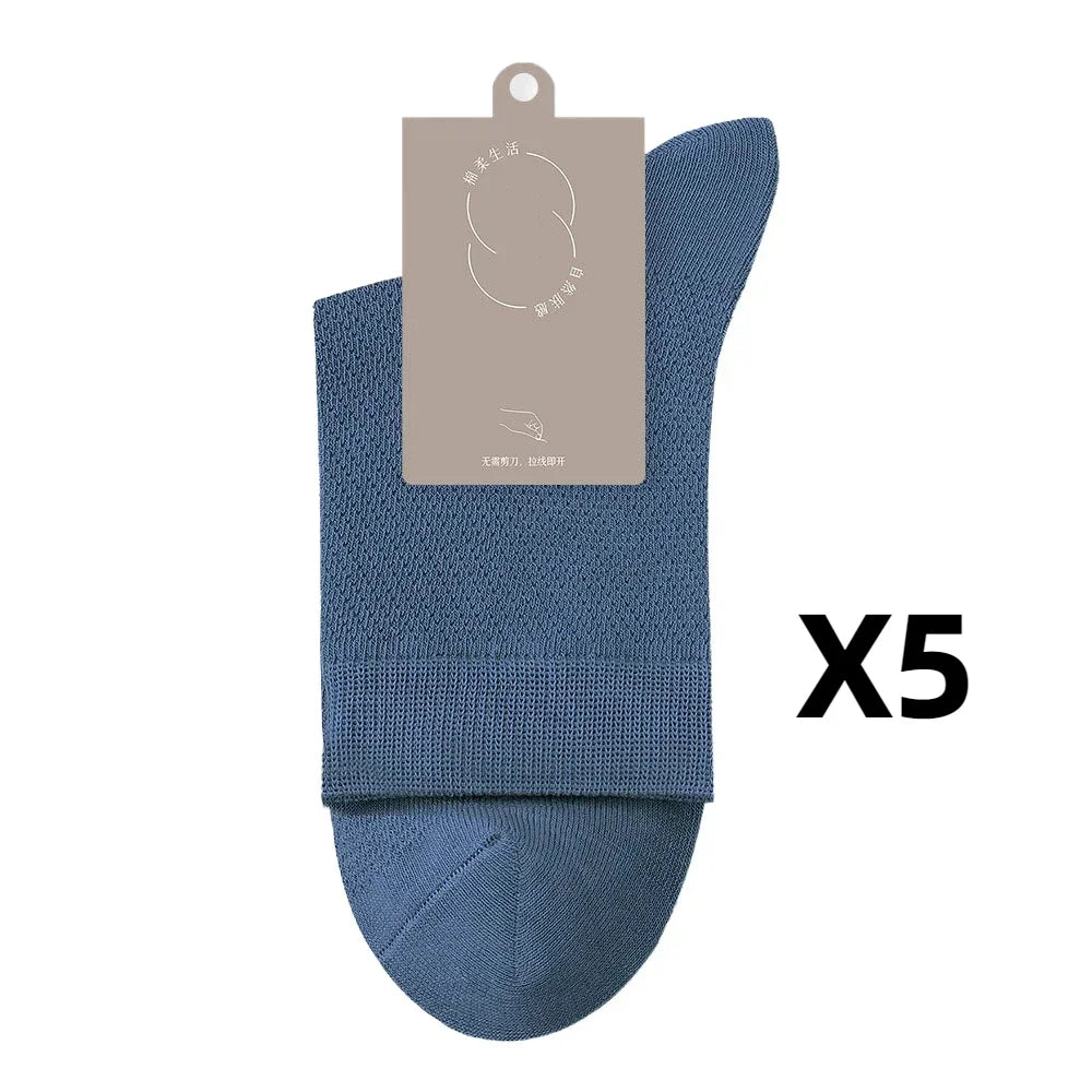 Health care products Antibiosis Socks for Men (96% Pure Cotton,5 Pairs) Light blue colour socks 5 pairs offers