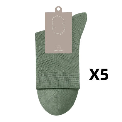 Health care products Antibiosis Socks for Men (96% Pure Cotton,5 Pairs) light green colour socks 5 pairs offers