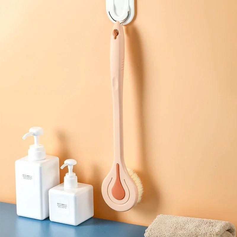 Health care products Body Massage Shower Long Brush for Geisha Elegant Pink Colour
