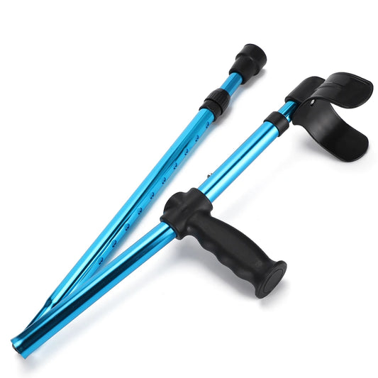 Health care products Collapsible Telescopic Folding Crutch Disable Leg