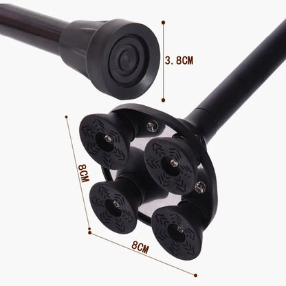 Health care products Elderly Non-Slip Walking Sticks Details of two base offers (8 cm X 8 cm) or diameter 3.8 cm 