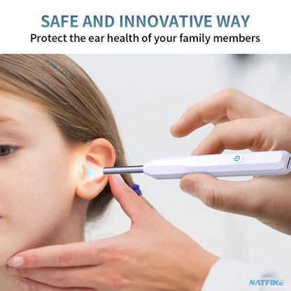 Health care products Otoscope Ear Cleaner Luminous Axis Smart Gyroscope Details Safe and innovative way to Picture children being clean