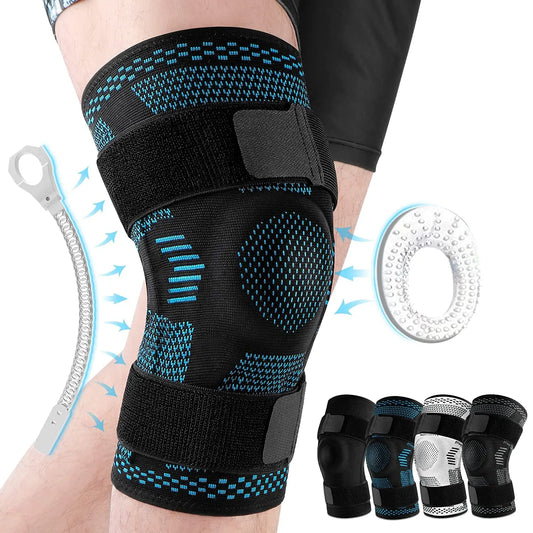 Health care products Sport Knee Pads Support For Fixes Knee joint, Prevent ligament strain 4 colours shown 