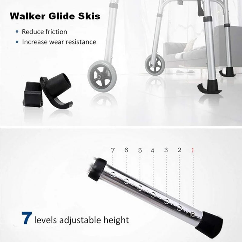 Health care products Stable Stand Upright Walkers for Easy and Safe Mobility Offers Walket Glide Skis
