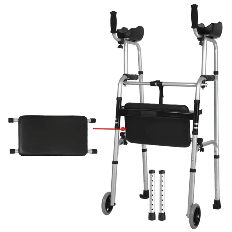 Health care products Stable Stand Upright Walkers for Easy and Safe Mobility Offers + seat