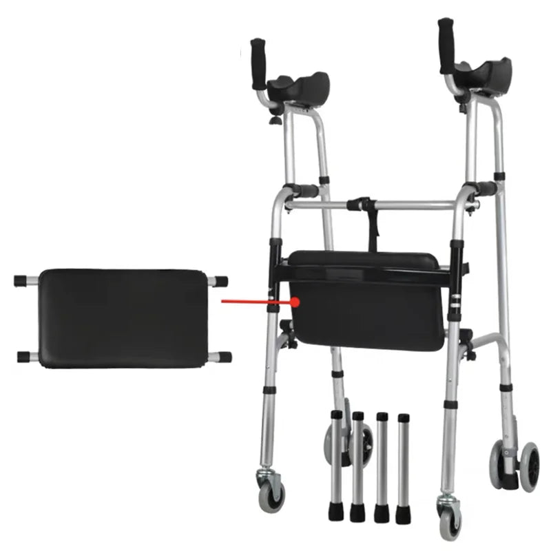 Health care products Stable Stand Upright Walkers for Easy and Safe Mobility, Offers 4 stick + seat