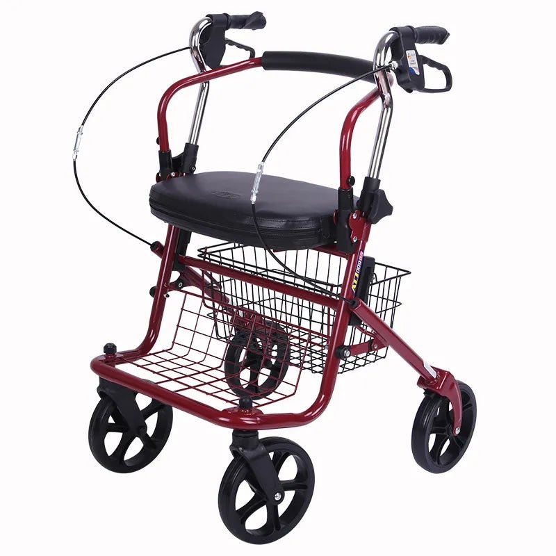 Heath Care Products Elderly carts are pushed and sat by hand