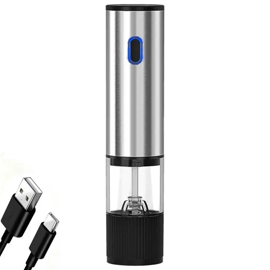 Home Interior Wellness Electric Salt and Pepper Grinder Automatic Rechargeable