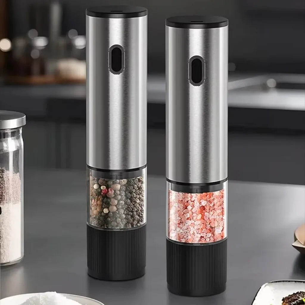 Home Interior Wellness Electric Salt and Pepper Grinder Automatic Rechargeable