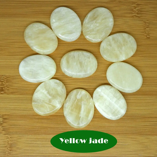 Jade Quarts Natural Stone set (10 Pieces 3 x 4 cm)