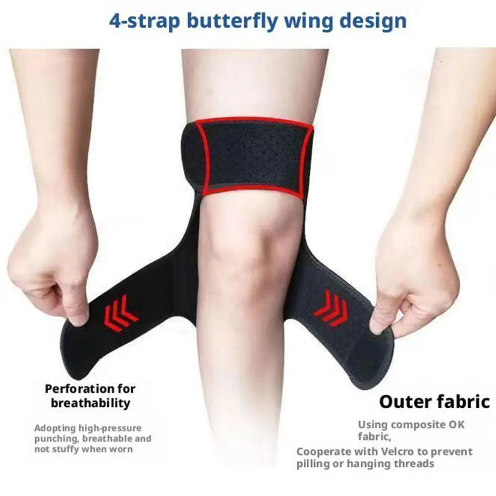 jem personal health care knee support pads strap butterfly wing design picture