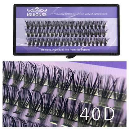 Jem Wellness Collection Eyelash Extension Make up Super Cluster 60 pieces offers shown 40 D Offers