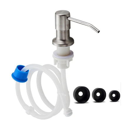 Jem Wellness Collection Kitchen Sink Liquid Soap Dispenser Pump Stainless Steel 500 ML