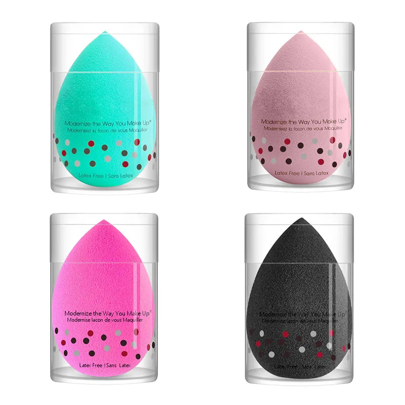 Jem- Wellness Collection Makeup Sponge Puff for Smooth and Flawless Cosmetic Application 4 Colours shown