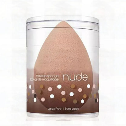 Jem Wellness Collection Makeup Sponge Puff for Smooth and Flawless Cosmetic Application Brown Colour Offers shown with Plastic Box