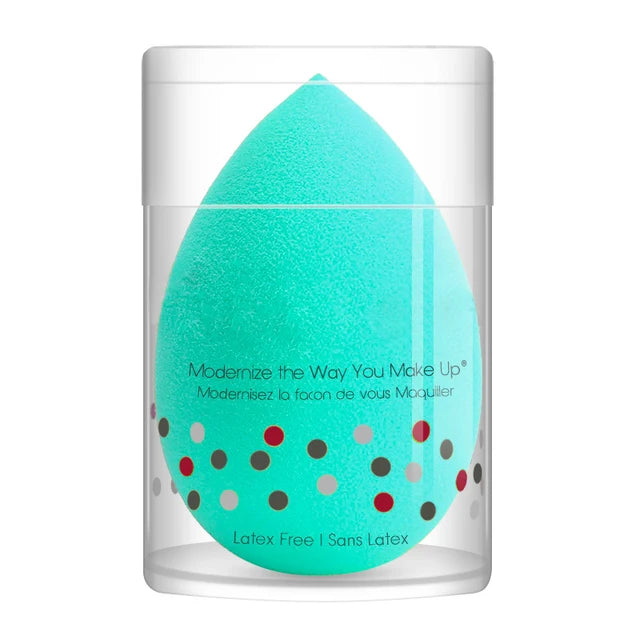 Jem Wellness Collection Makeup Sponge Puff for Smooth and Flawless Cosmetic Application Green Colour Offers shown with Plastic Box