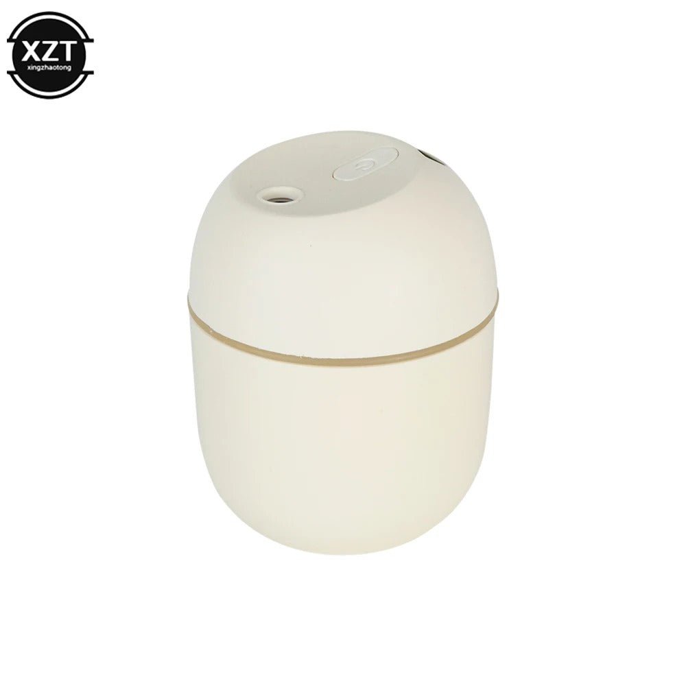 Jem Wellness Collection Mini Air Humidifier Aroma Essential Oil Diffuser Car 250ml White Colour
