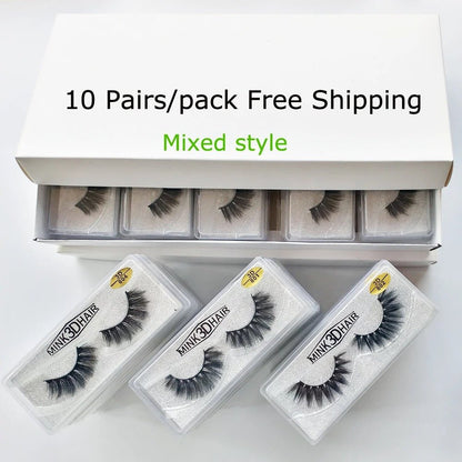 Jem Wellness Collection Voluminous 3D Mink Eyelashes 10 Pairs Mixed style