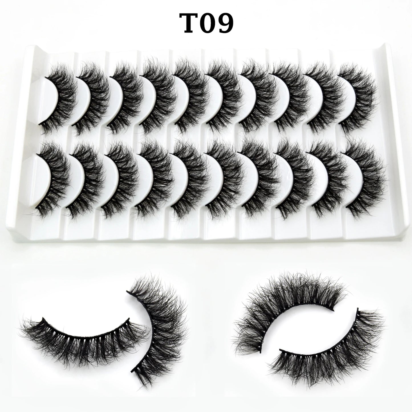 Jem Wellness Collection Voluminous 3D Mink Eyelashes for a Bold, Dramatic Look Picture of the 20 eyelash for set T09 offers