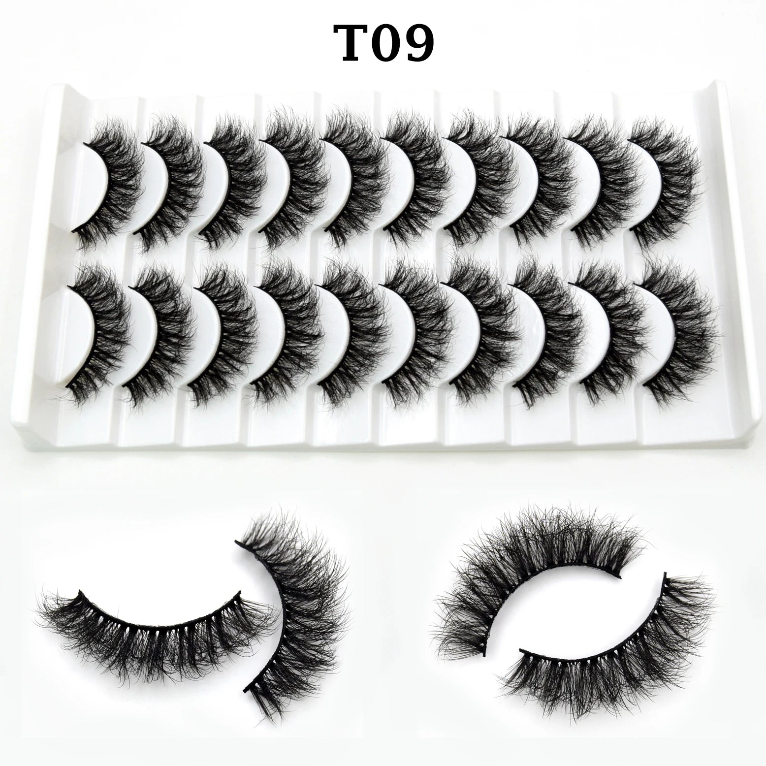 Jem Wellness Collection Voluminous 3D Mink Eyelashes for a Bold, Dramatic Look Picture of the 20 eyelash for set T09 offers