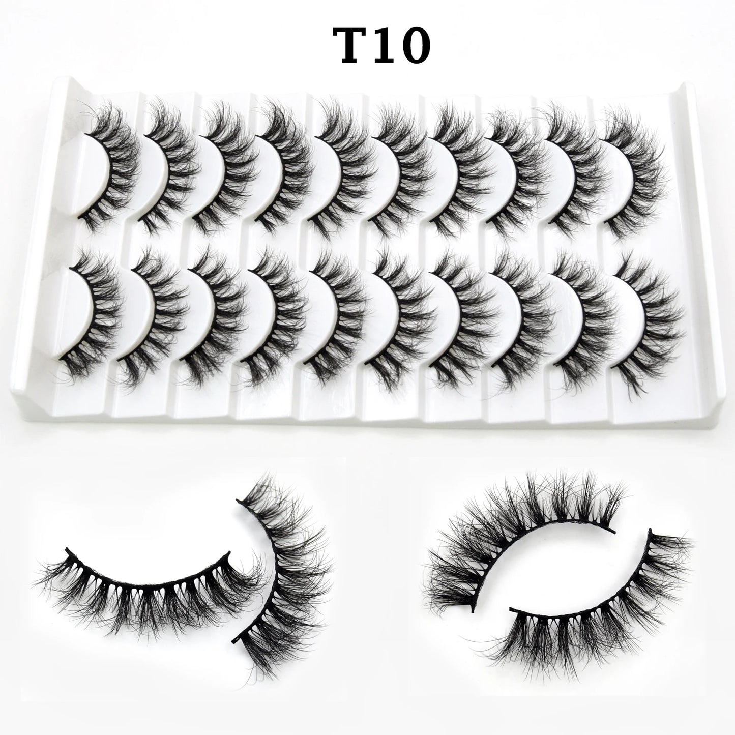 Jem Wellness Collection Voluminous 3D Mink Eyelashes for a Bold, Dramatic Look Picture of the 20 eyelash for set T10 offers