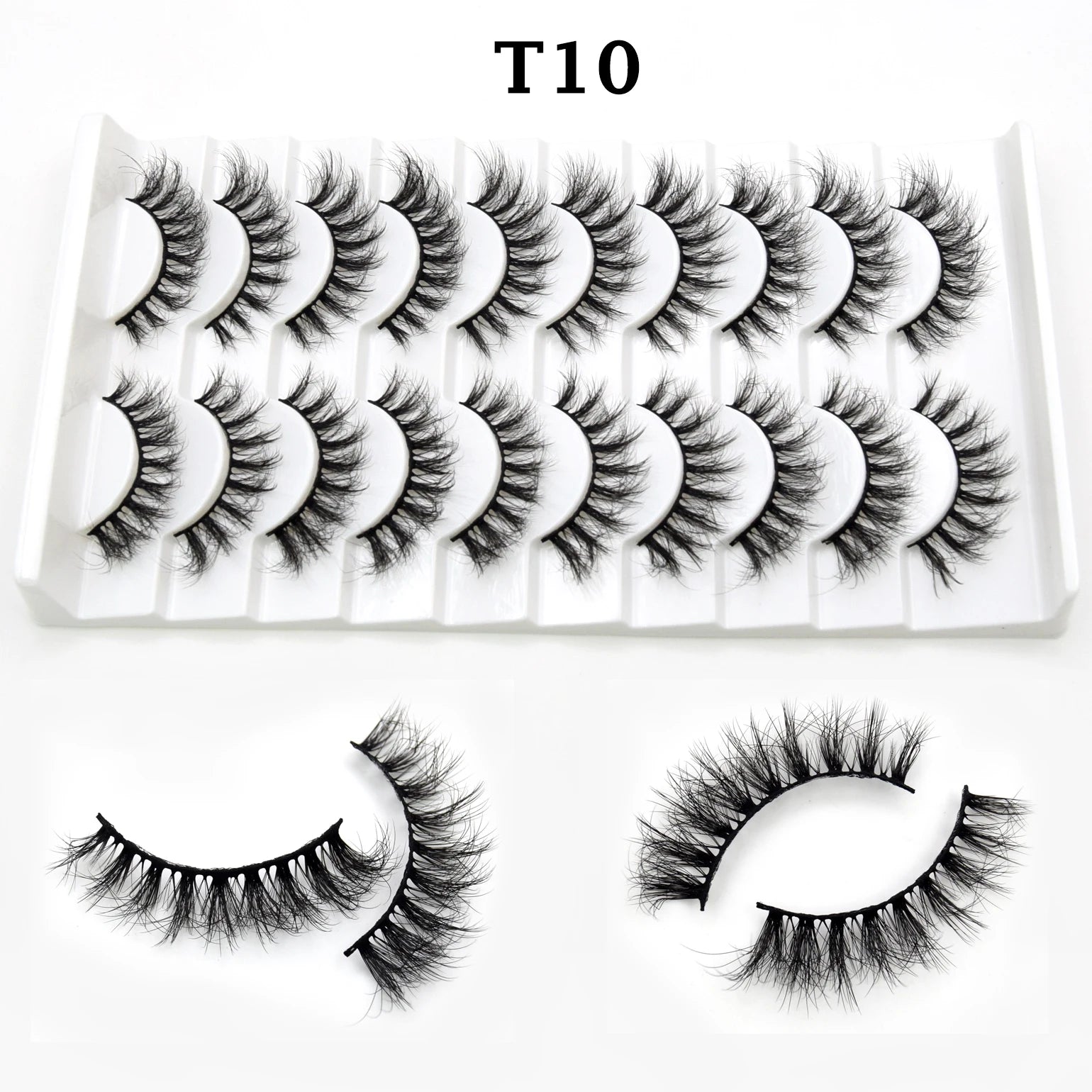 Jem Wellness Collection Voluminous 3D Mink Eyelashes for a Bold, Dramatic Look Picture of the 20 eyelash for set T10 offers