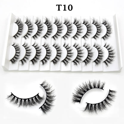 Jem Wellness Collection Voluminous 3D Mink Eyelashes for a Bold, Dramatic Look Picture of the 20 eyelash for set T10 offers