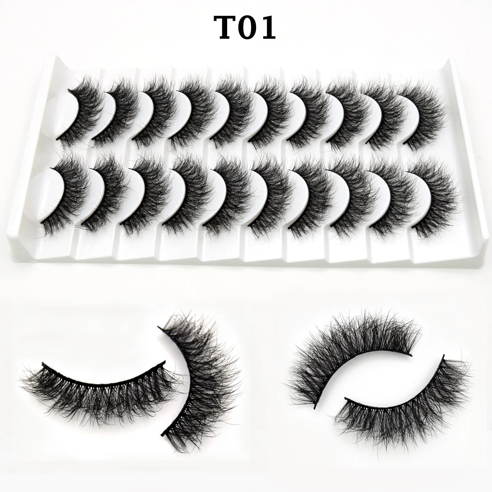 Jem Wellness Collection Voluminous 3D Mink Eyelashes for a Bold, Dramatic Look Picture of the 20 eyelash for set T01 offers