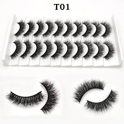 Jem Wellness Collection Voluminous 3D Mink Eyelashes for a Bold, Dramatic Look Picture of the 20 eyelash for set T01 offers