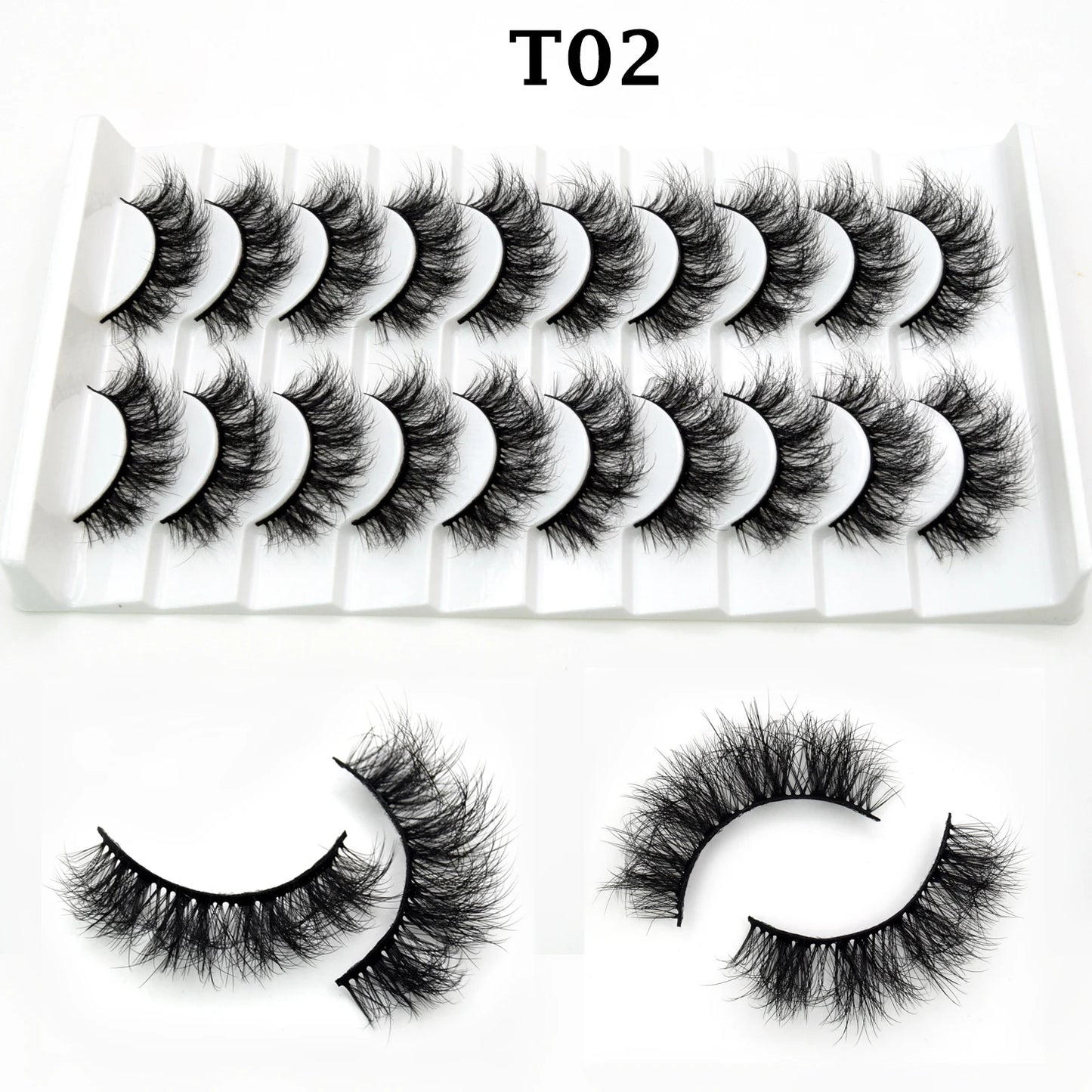 Jem Wellness Collection Voluminous 3D Mink Eyelashes for a Bold, Dramatic Look Picture of the 20 eyelash for set T02 offers
