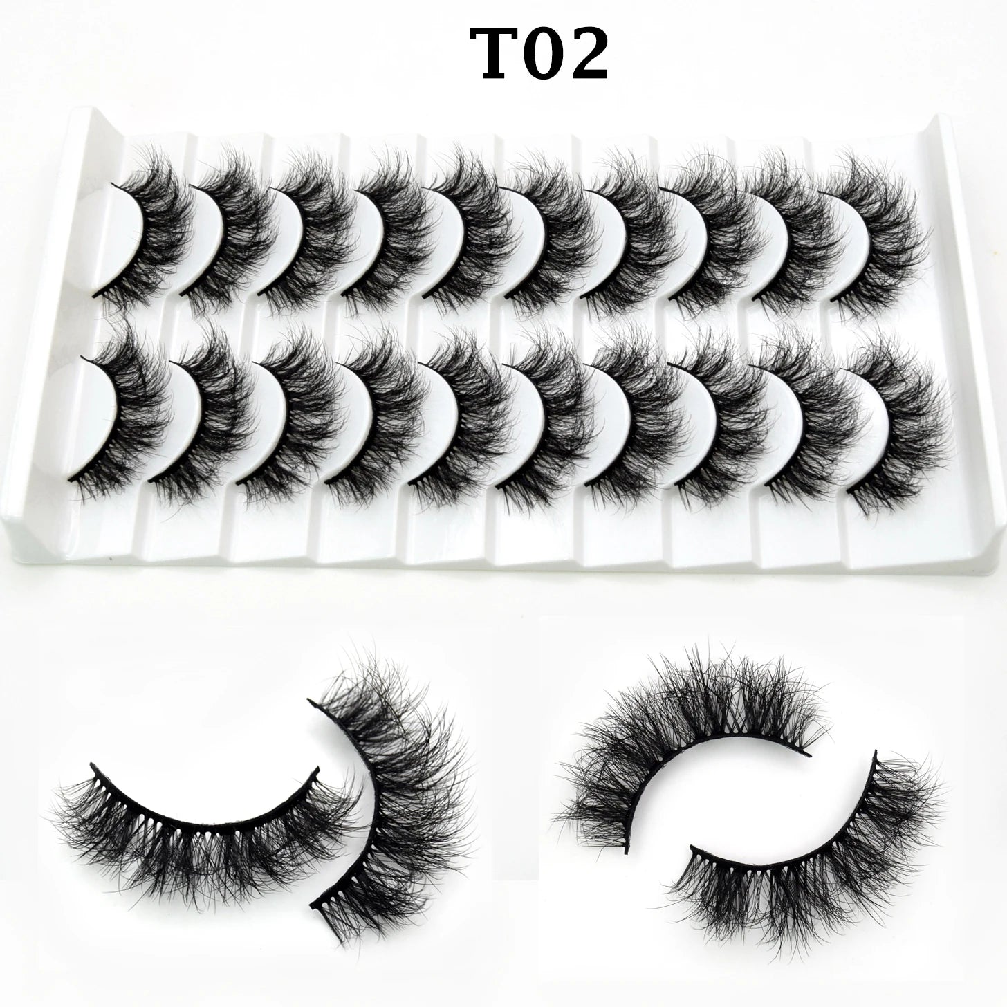 Jem Wellness Collection Voluminous 3D Mink Eyelashes for a Bold, Dramatic Look Picture of the 20 eyelash for set T02 offers