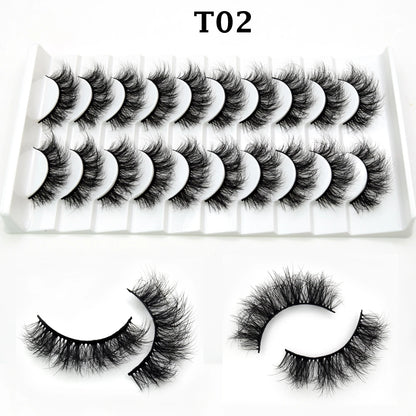 Jem Wellness Collection Voluminous 3D Mink Eyelashes for a Bold, Dramatic Look Picture of the 20 eyelash for set T02 offers