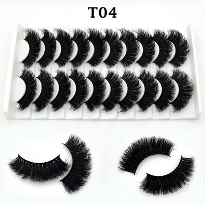 Jem Wellness Collection Voluminous 3D Mink Eyelashes for a Bold, Dramatic Look Picture of the 20 eyelash for set T04 offers