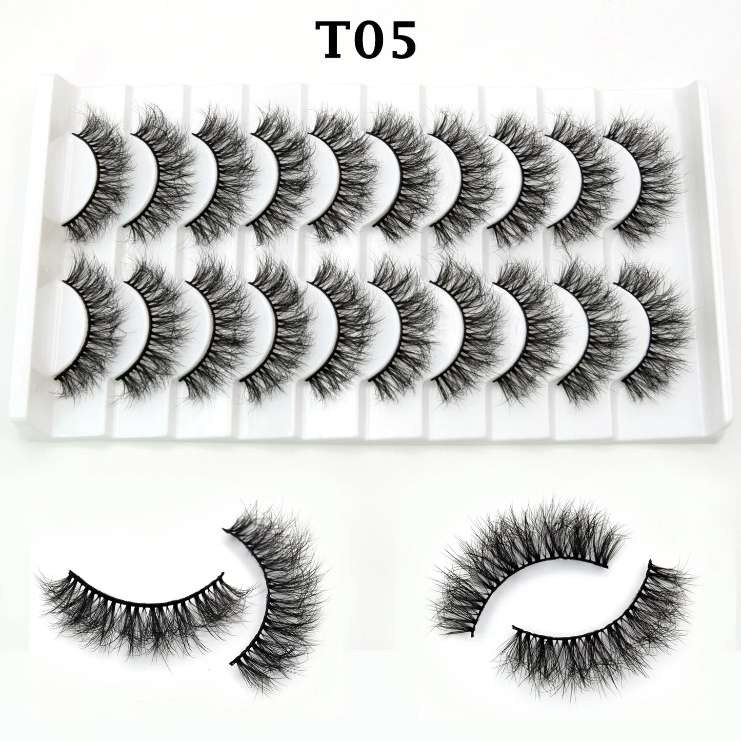 Jem Wellness Collection Voluminous 3D Mink Eyelashes for a Bold, Dramatic Look Picture of the 20 eyelash for set T05 offers