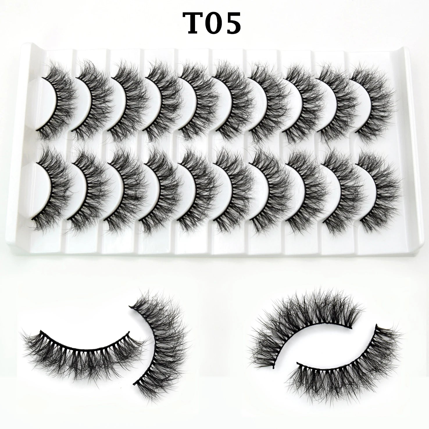 Jem Wellness Collection Voluminous 3D Mink Eyelashes for a Bold, Dramatic Look Picture of the 20 eyelash for set T05 offers