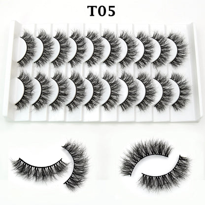 Jem Wellness Collection Voluminous 3D Mink Eyelashes for a Bold, Dramatic Look Picture of the 20 eyelash for set T05 offers