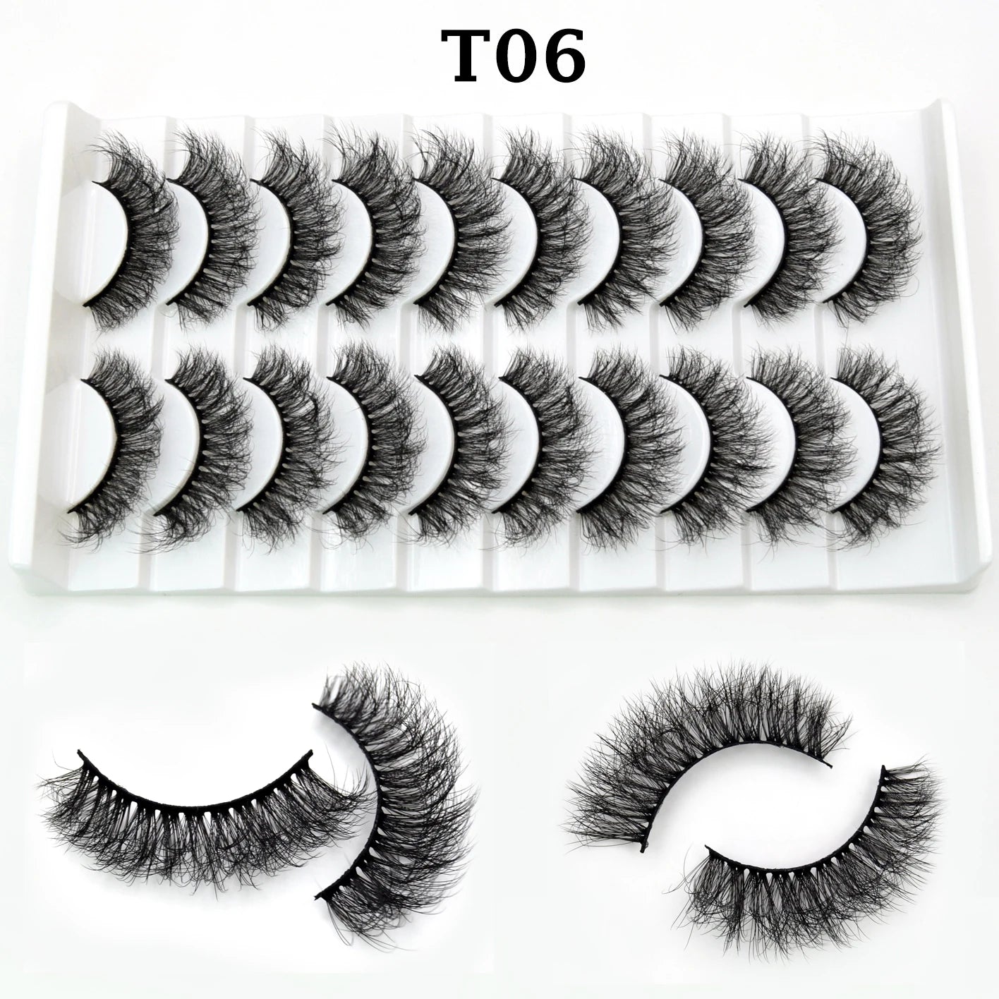 Jem Wellness Collection Voluminous 3D Mink Eyelashes for a Bold, Dramatic Look Picture of the 20 eyelash for set T06 offers
