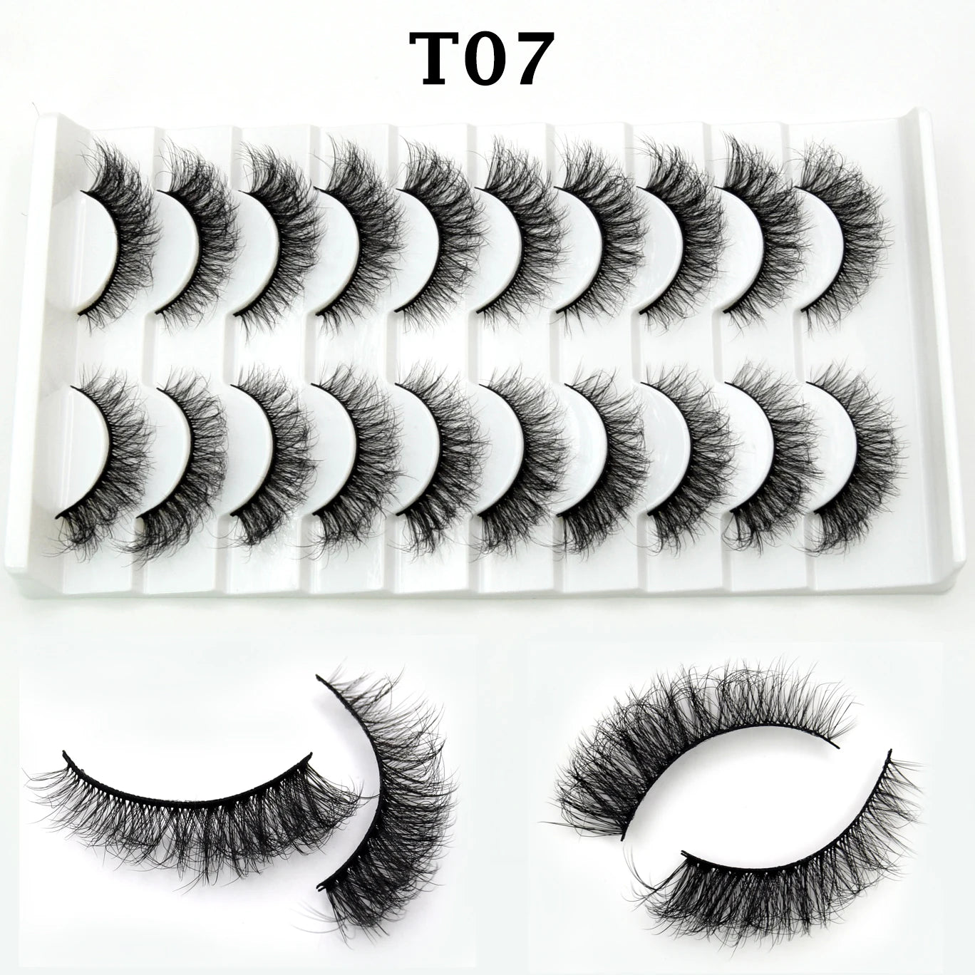 Jem Wellness Collection Voluminous 3D Mink Eyelashes for a Bold, Dramatic Look Picture of the 20 eyelash for set T07 offers