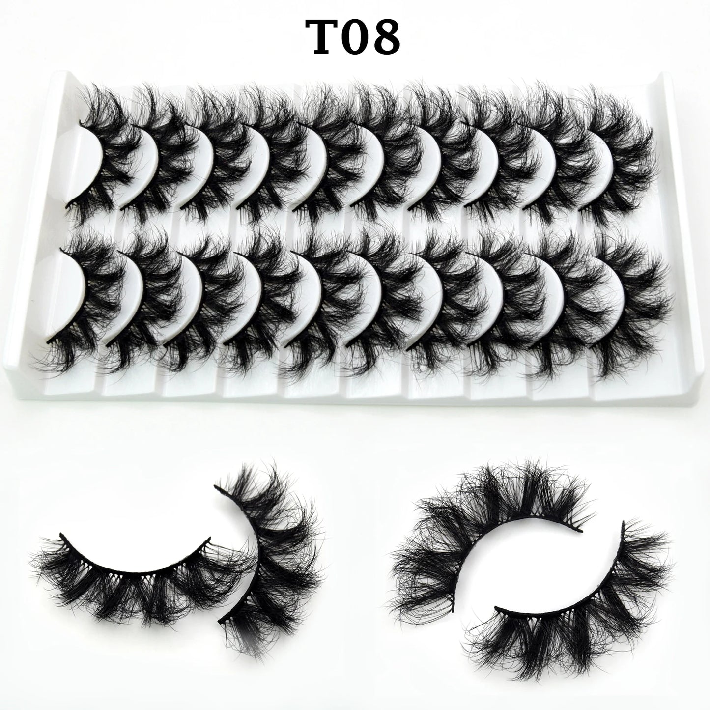 Jem Wellness Collection Voluminous 3D Mink Eyelashes for a Bold, Dramatic Look Picture of the 20 eyelash for set T08 offers