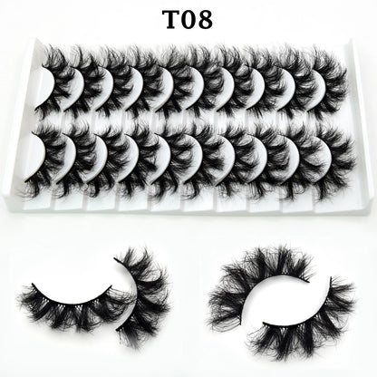 Jem Wellness Collection Voluminous 3D Mink Eyelashes for a Bold, Dramatic Look Picture of the 20 eyelash for set T08 offers