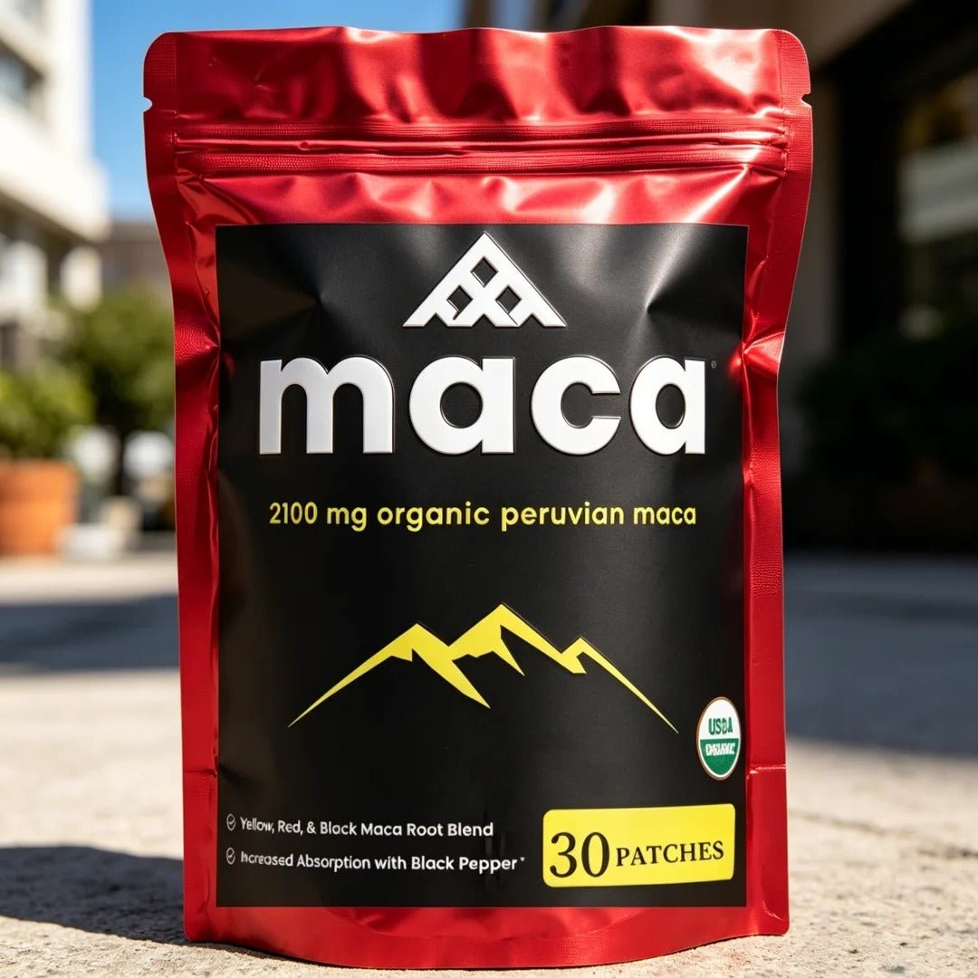 Personal Health Care Maca Root Dermal Patch Peru (Black, Red, Yellow)