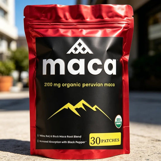 Personal Health Care Maca Root Dermal Patch Peru (Black, Red, Yellow)