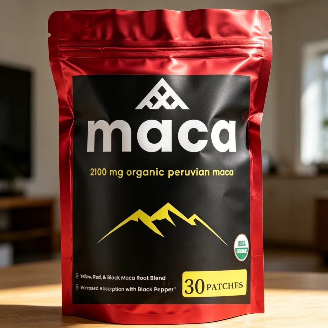 Personal Health Care Maca Root Dermal Patch Peru (Black, Red, Yellow)