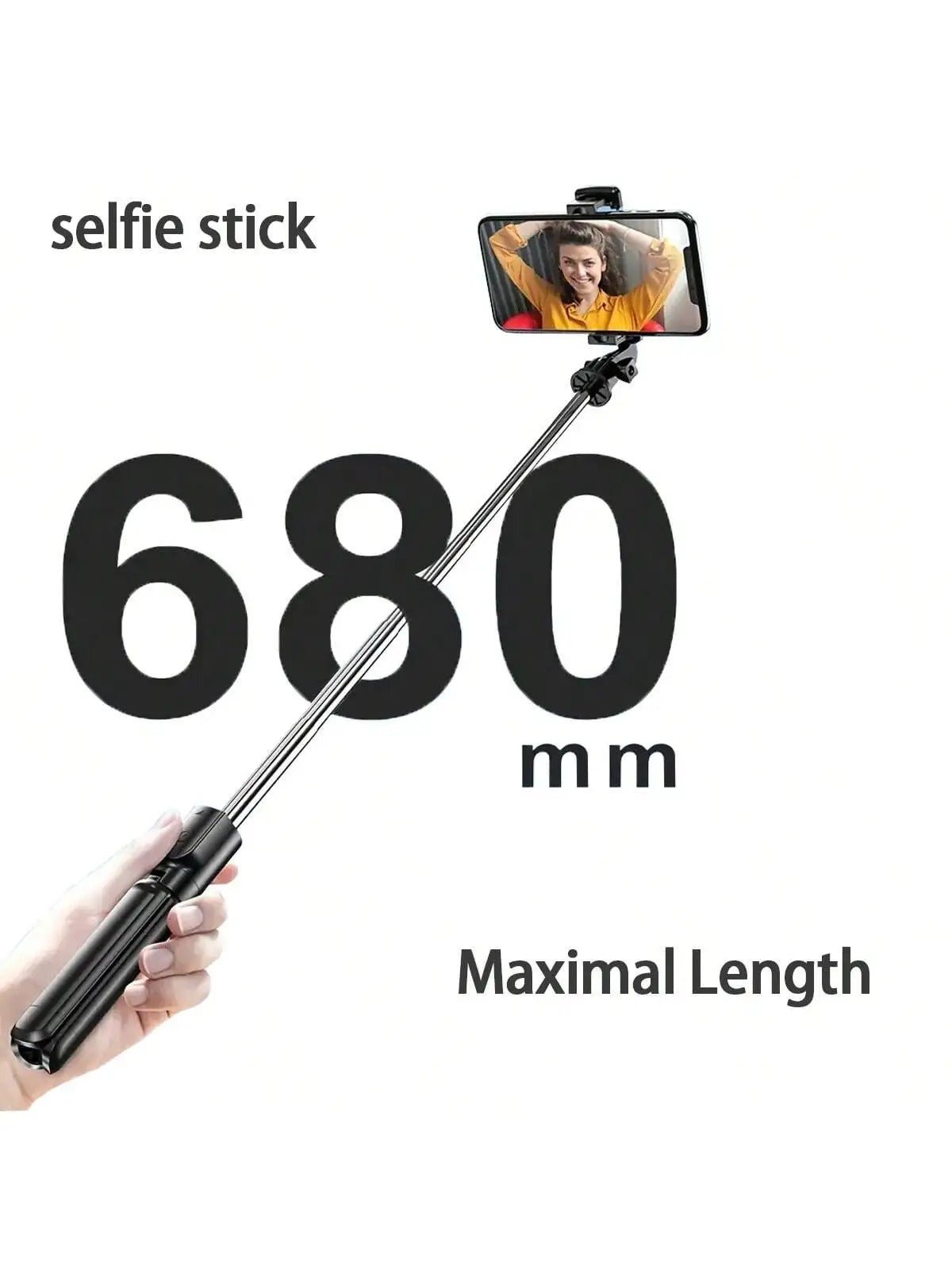 Wellness Selfie Stick With Tripod 68 cm
