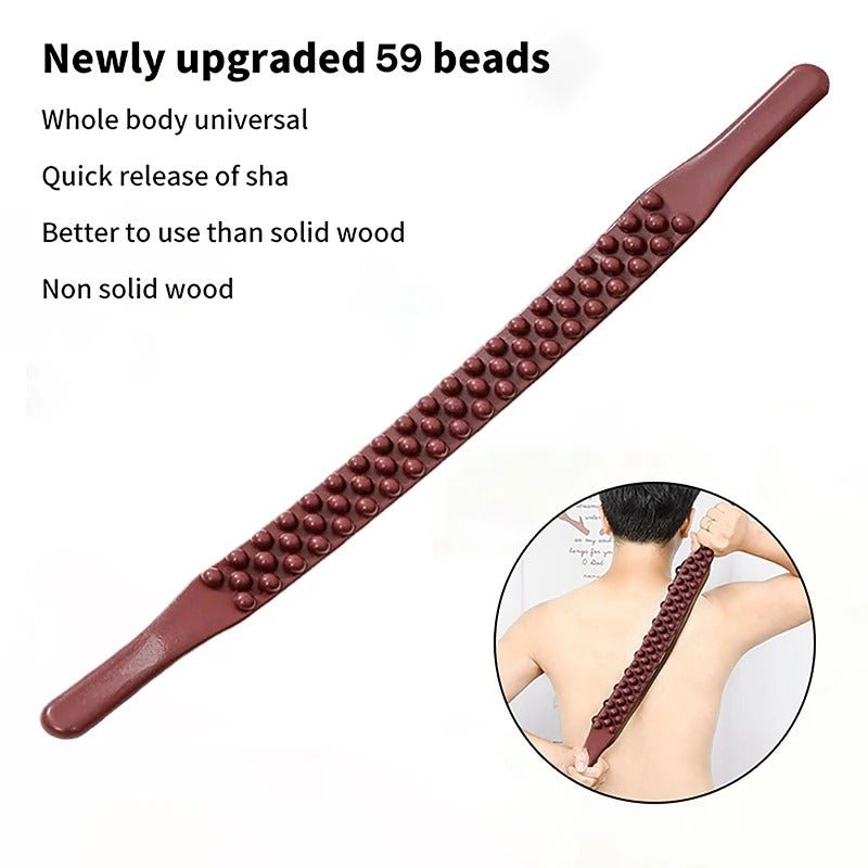 Massage Therapy Accessories 59 Beads Rolling Bar Tool