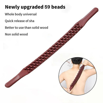 Massage Therapy Accessories 59 Beads Rolling Bar Tool