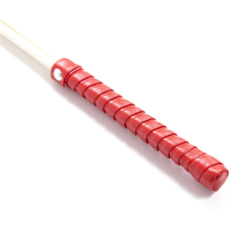 Massage Therapy Accessories 60 cm Premium Massage Whip Picture of the Red Colour handle details