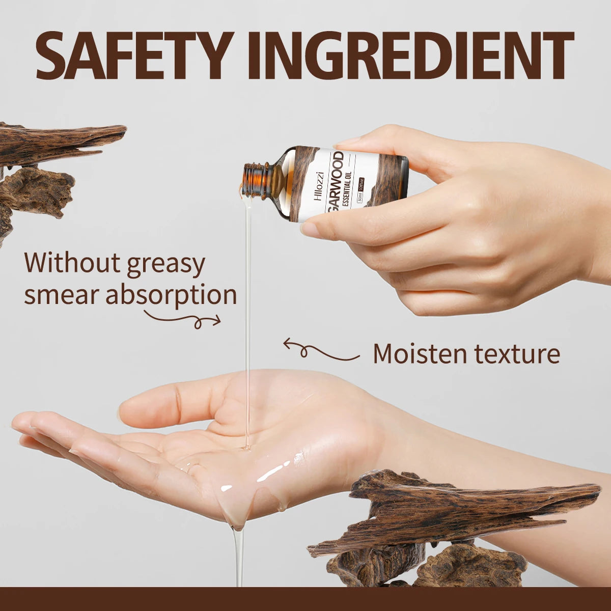 Massage Therapy Agarwood pure essential oil, rich in flavor for aromatherapy, massage, and humidifier/car use