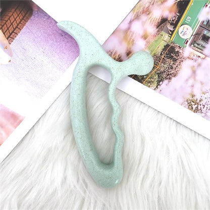 Massage Therapy Big Head Acupoint Massager Green colour offers shown with picture in background