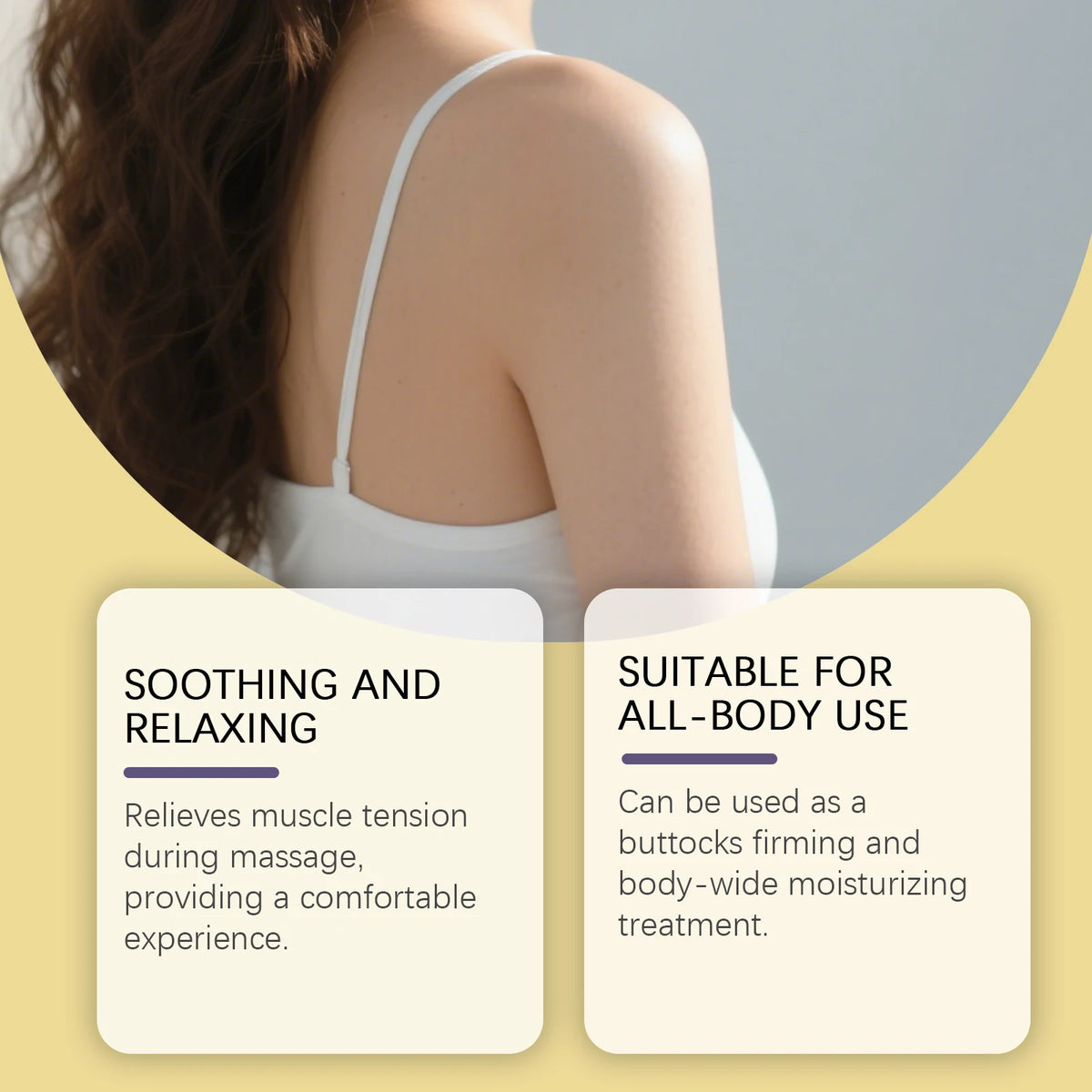 Massage Therapy Body Massage Oil with Lemon Grapefruit Peel Oil - Non-Greasy for Dry Skin